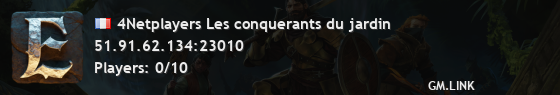 4Netplayers Les conquerants du jardin