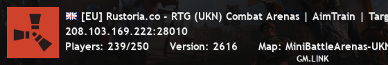 [EU] Rustoria.co - RTG (UKN) Combat Arenas | AimTrain | Targets