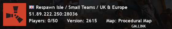 Respawn Isle / Small Teams / UK & Europe