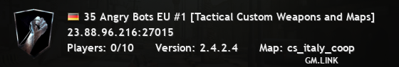35 Angry Bots EU #1 [Tactical Custom Weapons and Maps]