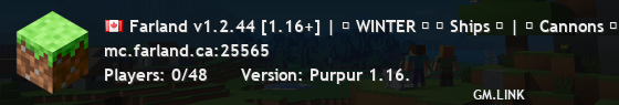 Farland v1.2.44 [1.16+] | ❄ WINTER ❄ ⚓ Ships ⚓ | ⧈ Cannons ⧈ | ⁂ Guns ⁂ | and more...