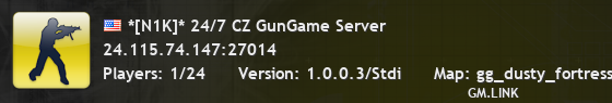 *[N1K]* 24/7 CZ GunGame Server