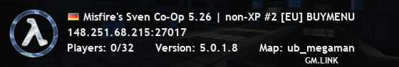 Misfire's Sven Co-Op 5.26 | non-XP #2 [EU] BUYMENU