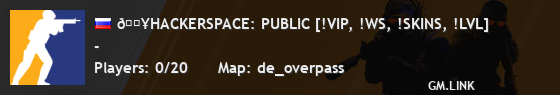 🔥HACKERSPACE: PUBLIC [!VIP, !WS, !SKINS, !LVL]