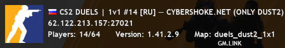CS2 DUELS | 1v1 #14 [RU] — CYBERSHOKE.NET (ONLY DUST2)