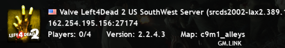 Valve Left4Dead 2 US SouthWest Server (srcds2002-lax2.389.160)