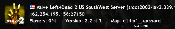 Valve Left4Dead 2 US SouthWest Server (srcds2002-lax2.389.136)