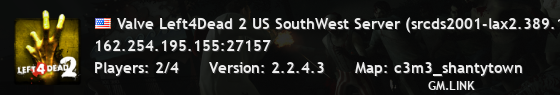 Valve Left4Dead 2 US SouthWest Server (srcds2001-lax2.389.143)