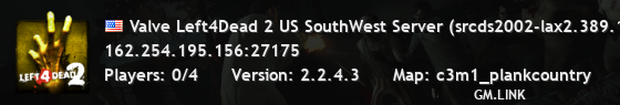 Valve Left4Dead 2 US SouthWest Server (srcds2002-lax2.389.161)