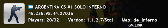 ARGENTINA CS #1 SOLO INFERNO