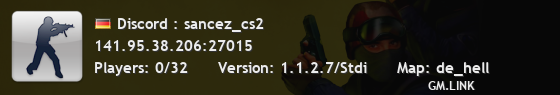 Discord : sancez_cs2