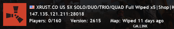 XRUST.CO US 5X SOLO/DUO/TRIO/QUAD Full Wiped x5|Shop|Kits|TP|Ho