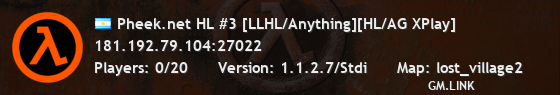 Pheek.net HL #3 [LLHL/Anything][HL/AG XPlay]