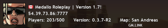 Medallo Roleplay | Version 1.7!