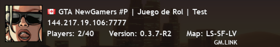 GTA NewGamers #P | Juego de Rol | Test