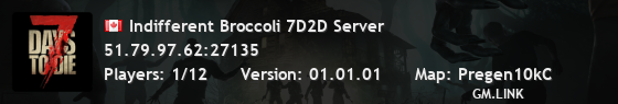 Indifferent Broccoli 7D2D Server