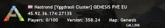 Nastrond [Yggdrasil Cluster] GENESIS PVE EU