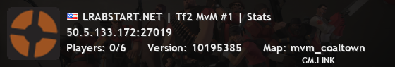 LRABSTART.NET | Tf2 MvM #1 | Stats