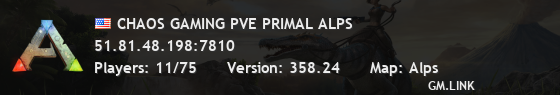 CHAOS GAMING PVE PRIMAL ALPS