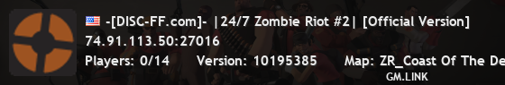 -[DISC-FF.com]- |24/7 Zombie Riot #2| [Official Version]