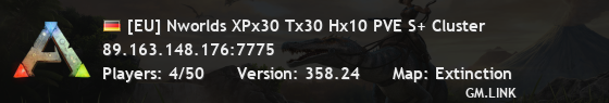 [EU] Nworlds XPx30 Tx30 Hx10 PVE S+ Cluster
