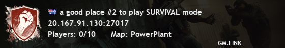 a good place #2 to play SURVIVAL mode