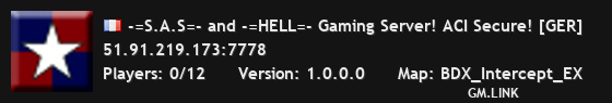 -=S.A.S=- and -=HELL=- Gaming Server! ACI Secure! [GER]