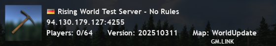 Rising World Test Server - No Rules