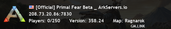 [Official] Primal Fear Beta _ ArkServers.io