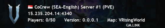 CoCrew (SEA-English) Server #1 (PVE)