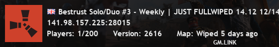 Bestrust Solo/Duo #3 - Weekly | JUST FULLWIPED 14.12 12/14