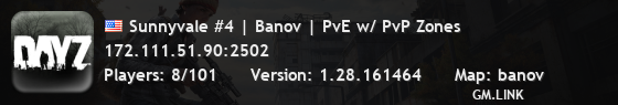 Sunnyvale #4 | Banov | PvE w/ PvP Zones