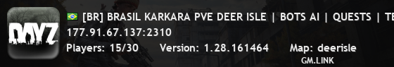 [BR] BRASIL KARKARA PVE DEER ISLE | BOTS AI | QUESTS | TERJE