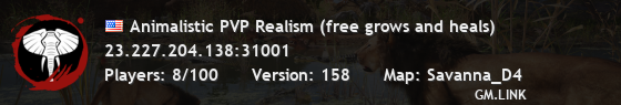 Animalistic PVP Realism (free grows and heals)