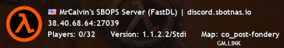 MrCalvin's SBOPS Server (FastDL) | discord.sbotnas.io