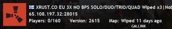 XRUST.CO EU 3X NO BPS SOLO/DUO/TRIO/QUAD Wiped x3|Nobps|Shop|Ki