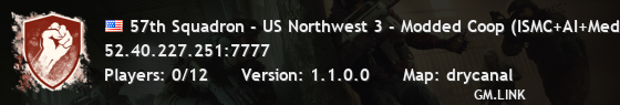 57th Squadron - US Northwest 3 - Modded Coop (ISMC+AI+Medicon)