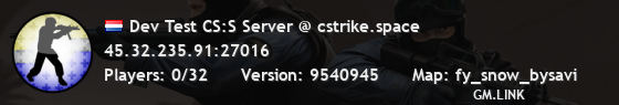 Dev Test CS:S Server @ cstrike.space