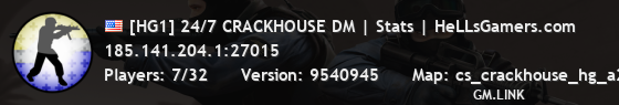 [HG1] 24/7 CRACKHOUSE DM | Stats | HeLLsGamers.com