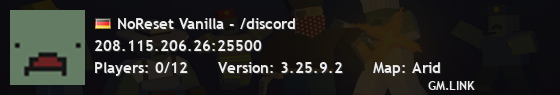 NoReset Vanilla - /discord