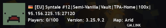 [EU] Syntale #12|Semi-Vanilla|Vault|TPA-Home|100x|