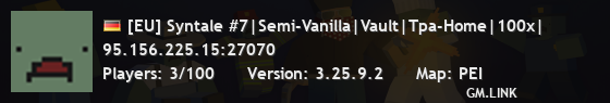 [EU] Syntale #7|Semi-Vanilla|Vault|Tpa-Home|100x|
