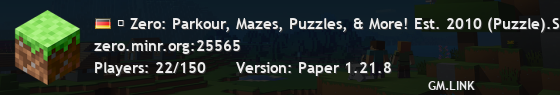 ▶ Zero: Parkour, Mazes, Puzzles, & More! Est. 2010 (Puzzle).Skullerful - Caterpillar ▶ Newest Map: