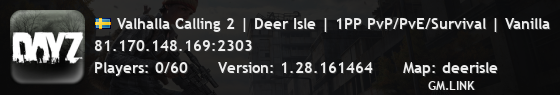 Valhalla Calling 2 | Deer Isle | 1PP PvP/PvE/Survival | Vanilla