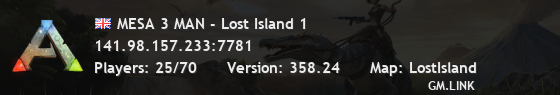 MESA 3 MAN - Lost Island 1