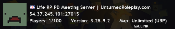 Life RP PD Meeting Server | UnturnedRoleplay.com