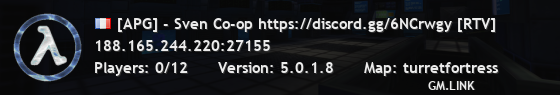[APG] - Sven Co-op https://discord.gg/6NCrwgy [RTV]