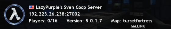 LazyPurple's Sven Coop Server