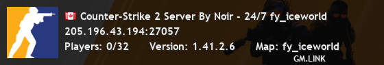 Counter-Strike 2 Server By Noir - 24/7 fy_iceworld