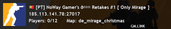 [PT] NoWay Gamer's 🐉 Retakes #1 [ Only Mirage ]